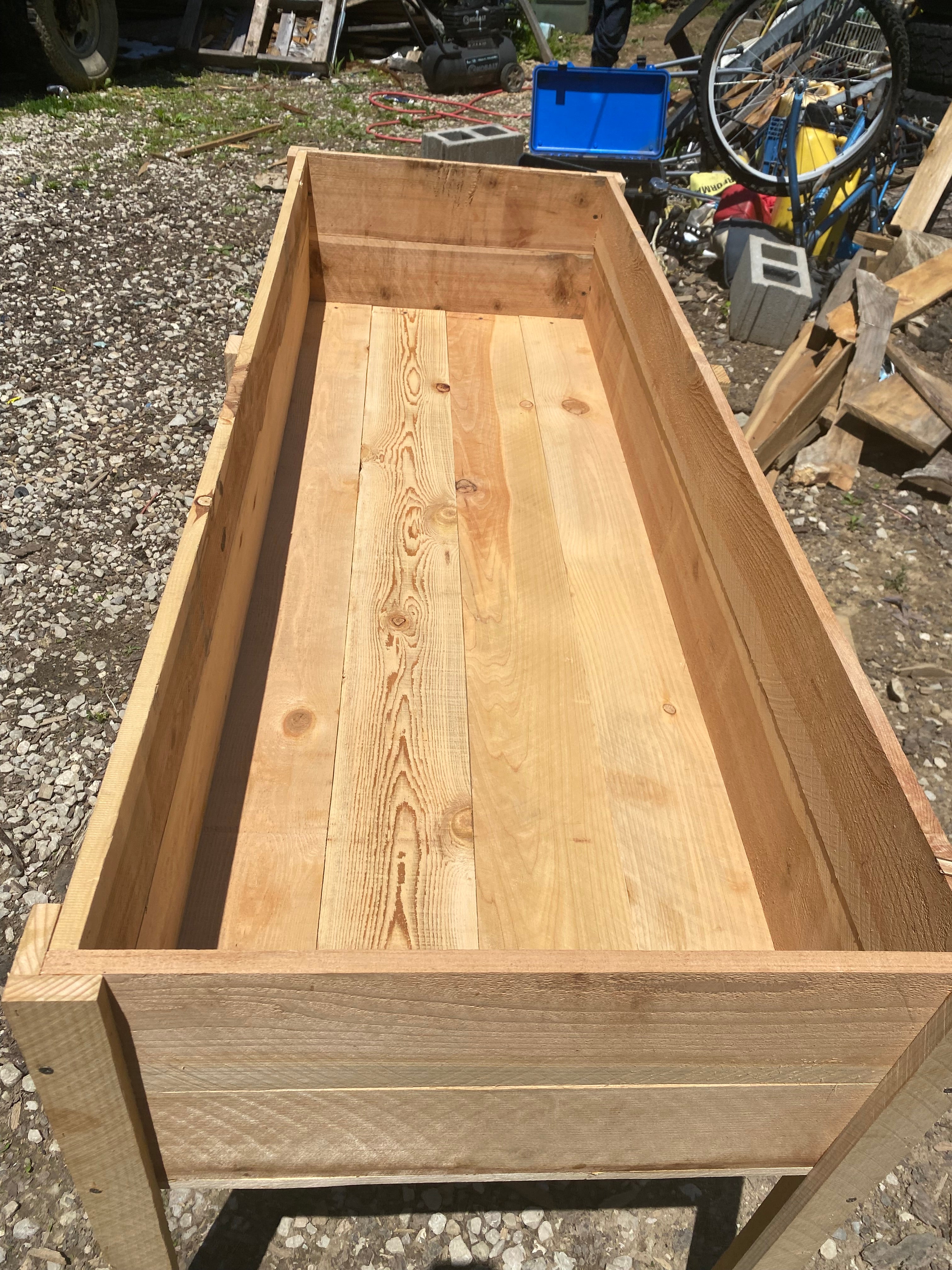 Handcrafted Cedar Raised Planters