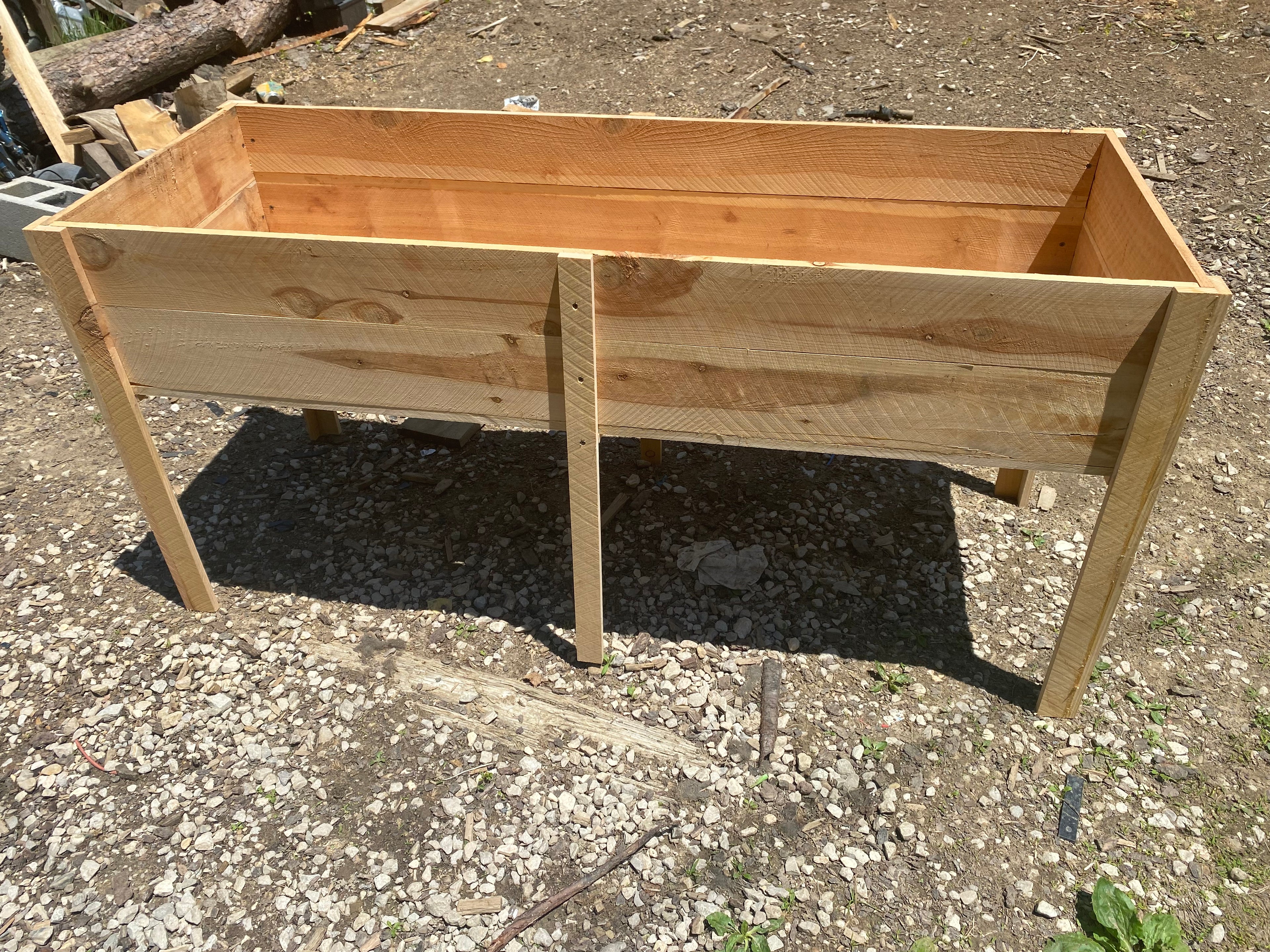 Handcrafted Cedar Raised Planters